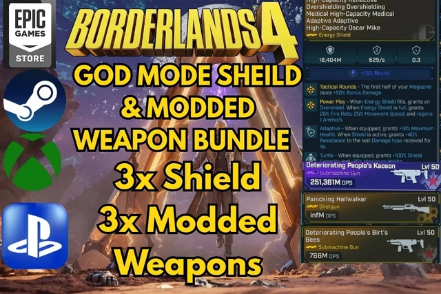 Borderlands 4 | X3 MODDED ONE SHOT SMGS 250M DMG + ALTRO | XBOX, PS5, PC - Foto 2