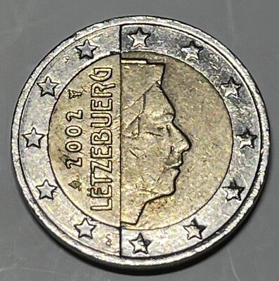letzebuerg 2 euro 2002 fehlprägung