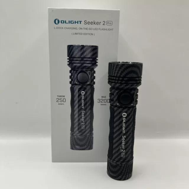 Olight Seeker 2 Pro Carbon Fiber Color Taschenlampe Limited Edition SN:3337 New