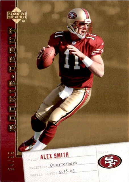 2006 Upper Deck Rookie Debut Gold #82 Alex Smith QB /99