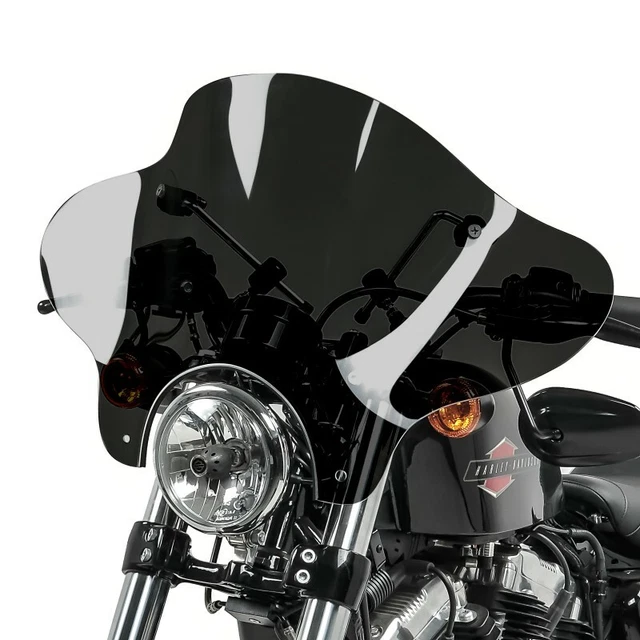 Windschild Batwing Für Chopper / Custombike Dunkel Getönt CB56443