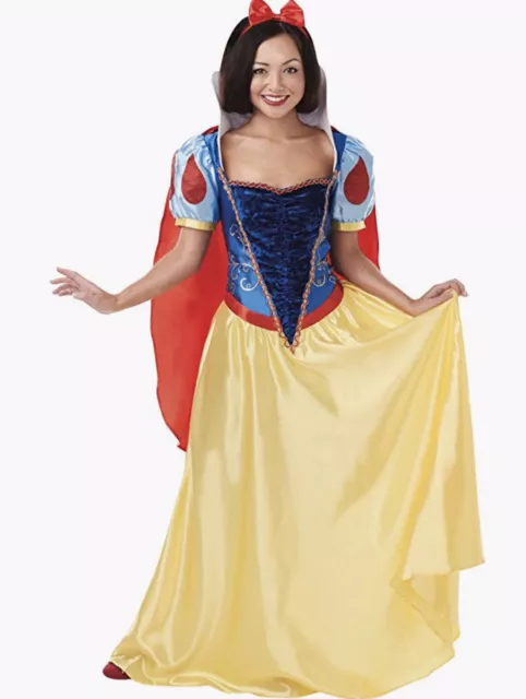 Rubie's Official Disney Princess Snow White Ladies Costume Fancy Dress Uk 12-14