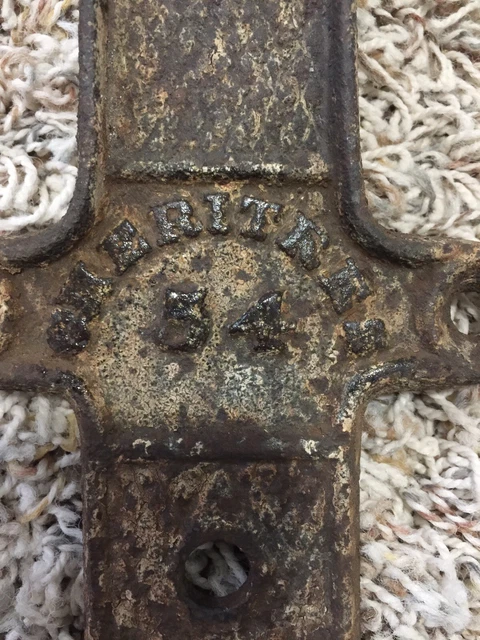 Antique Barn Door Roller Hanger Cheritree & Co 1854 Upper Foundry Oak Hill NY 2