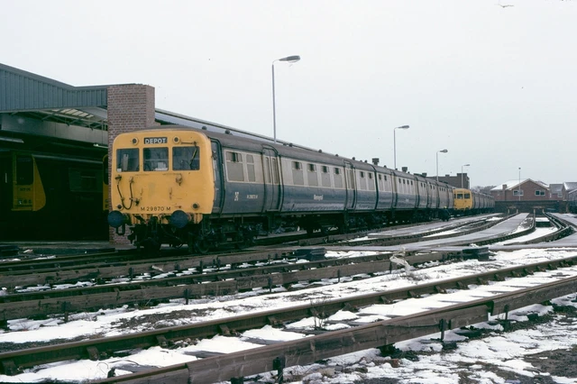 M59 Hall Rd BRITISH RAIL M29870 / 507005 Hall Road March 1979 Rail Photo B £1.50 ...