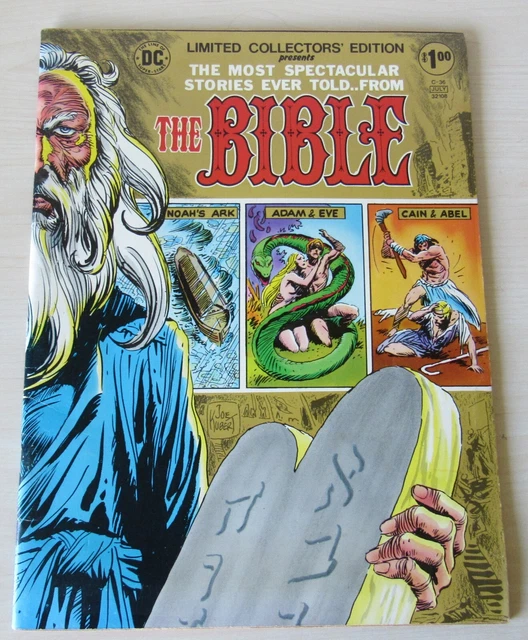 The Bible DC Comics Limited Collectors Edition #C-36 1975 (Oversized)