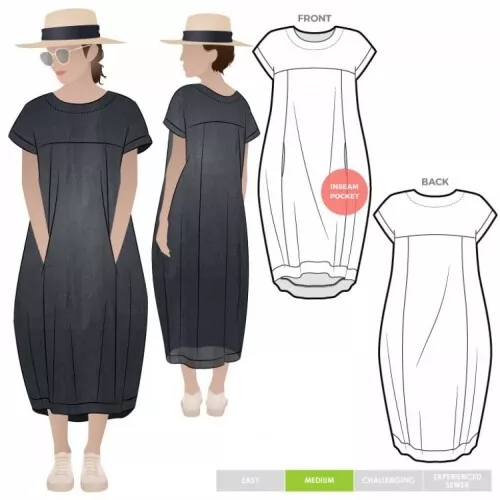 Style Arc Sewing Pattern Sydney Dress Women Sizes 10-22