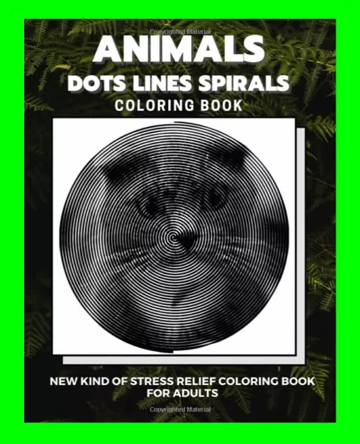 Horror Movies Dot Line Spiral Coloring Book For Adults