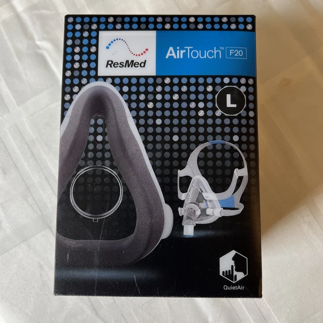 Cojín Resmed Air Touch F20 totalmente nuevo en caja (tamaño grande)