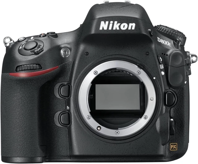 Nikon Digital SLR Camera Body D800E w/ Eye Cup, Battery From Japan Fedex [Exc++]