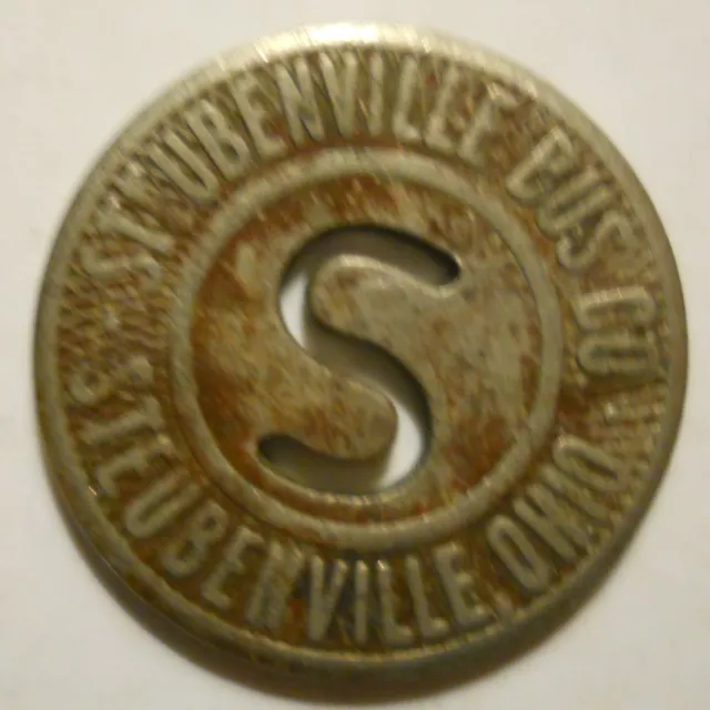 Steubenville Bus Company (Ohio) transit token - OH835A