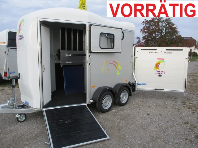 NEU 2600KG Cheval Liberte TOURING COUNTRY + SATTELSCHRANK Pferdeanhänger 100KM/H