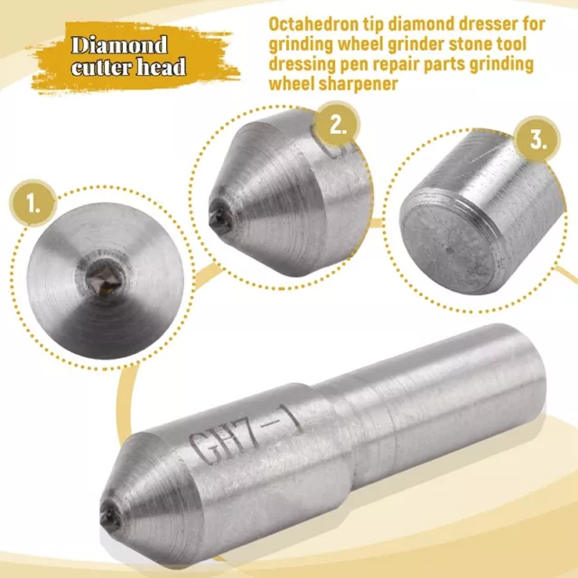 Octahedron Tip Diamond Dresser for Grinding Wheel Grinder Stone Tool3631 3