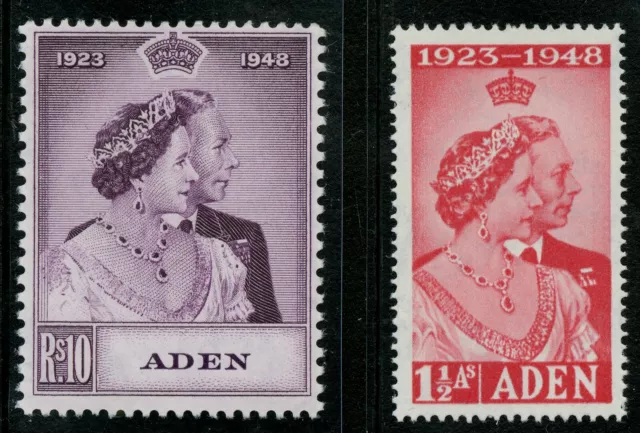 Aden  1949    # 30-31   Mint Never Hinged Set