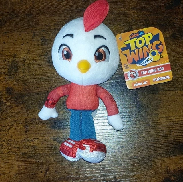 PLAYSKOOL TOP WING Plush Soft Toy TOP WING ROD +Top Wing Swift 8".Brand