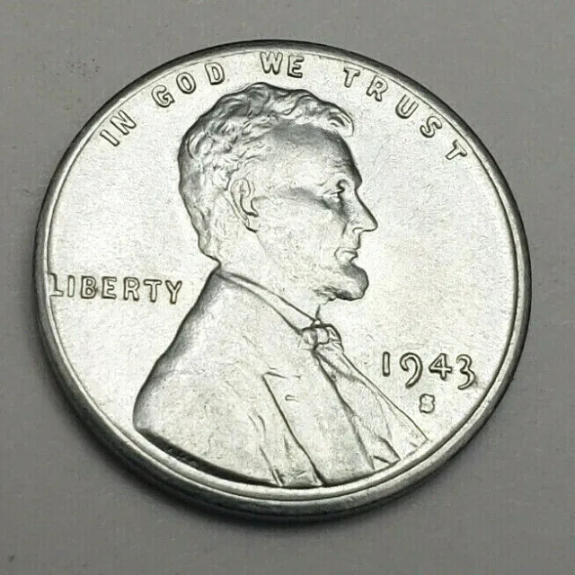 1943 S Lincoln Steel Wheat Cent / Penny *BU - BRILLIANT UNCIRCULATED* FREE SHIP