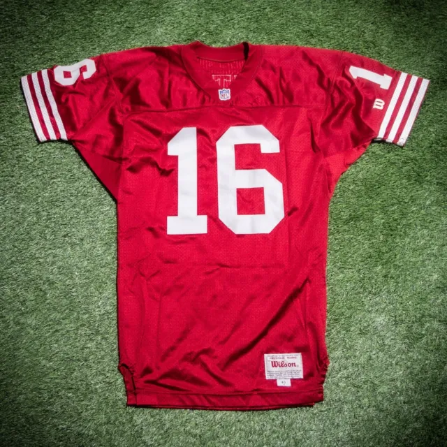 San Francisco 49ers Wilson NFL Pro Line Authentic VTG Jersey | Joe Montana