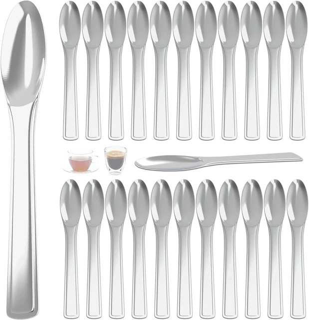 100 Cucchiaini Da Caffè In Acciaio Inossidabile - Linea Bar Mod. Rimini | Per Bar, Ufficio O Casa - Foto 10