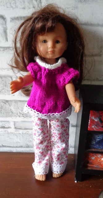 Vêtements pour poupée 36 cm Ma corolle : Ensemble Cours danse rose et