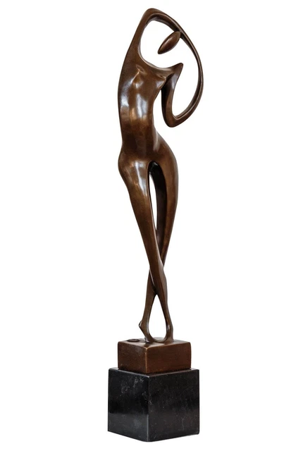 KOBE - Torse Debout de Jeune Femme Bronze Sculpture In Stock For Sale