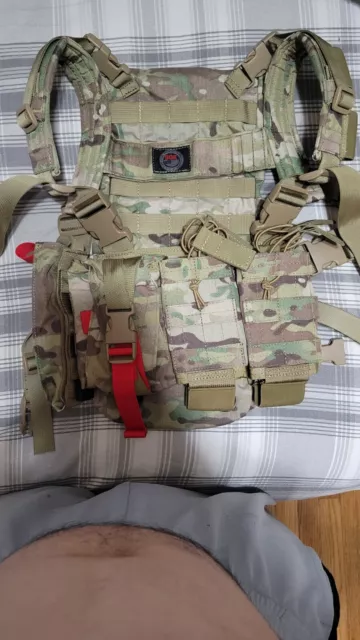 SPECIAL OPERATIONS EQUIPMENT SOE Stacked Micro Chest Rig Multicam $285. ...