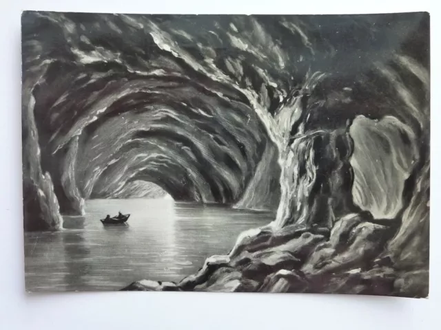 Alte Postkarte Ansichtskarte AK Capri Die blaue Grotte