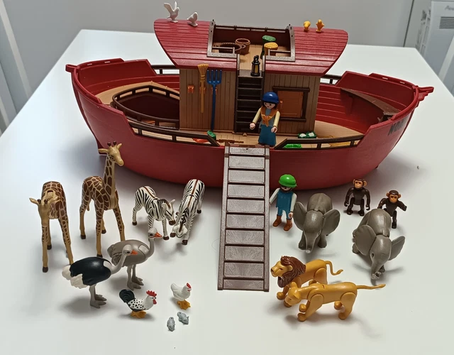 ARCHE DE NOE Playmobil An1 + Personnages + Animaux + Ustensiles EUR 40,00 -  PicClick FR