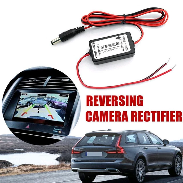 12V Relay Capacitor Filter Rectifier For Car Rear View Reverse Back Camera C3Z8