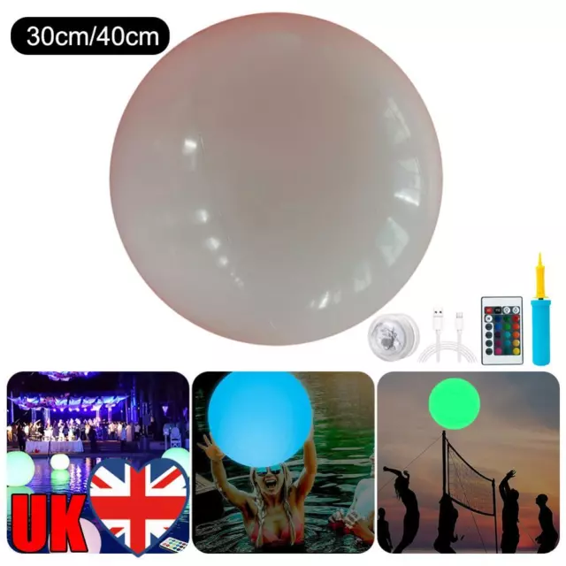 Inflatable Beach Ball Remote Control Beach Ball with Led Light Party Accessories