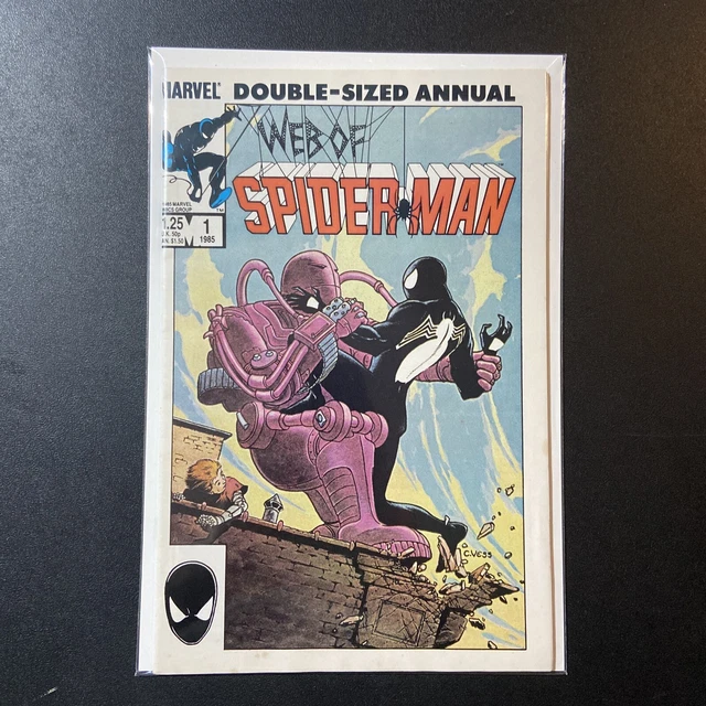 Web of Spider-Man Annual #1 Direct Edition 1985 marvel Comic Book