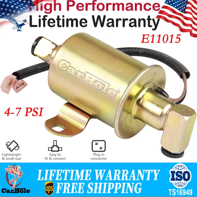 Universal E11015 Electric Fuel Pump Gas Generator For Onan Cummins 149-2620 5500