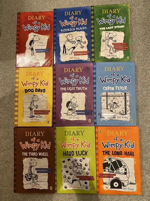 DIARY OF A Wimpy Kid Books 1-9 Set EUR 34,40 - PicClick IT