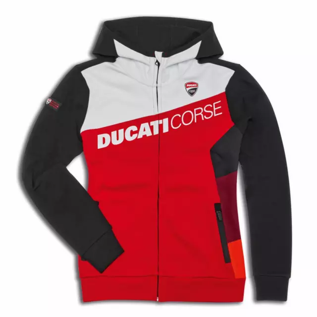 DUCATI Corse Sport Sweatshirt Kapuzenjacke Damen Lady  98770534_  **NEU 2023**