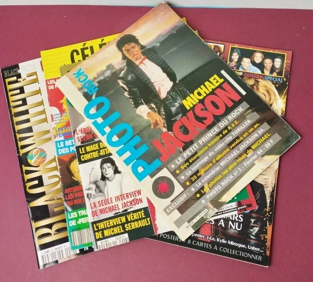 CINÉ REVUE MAGAZINES Michael Jackson various articles 32 pages EUR 29