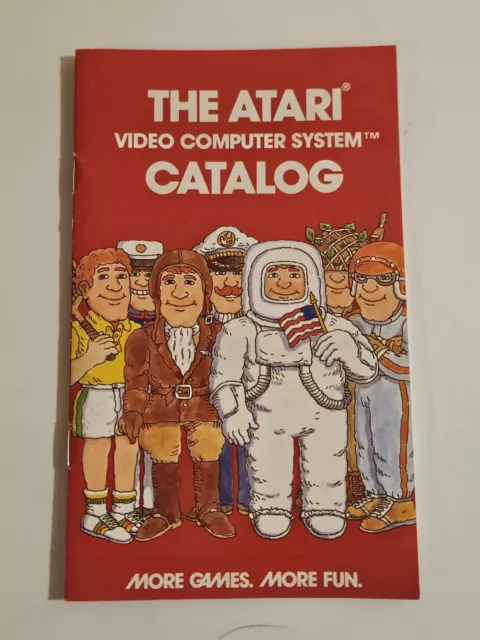 1978 Original Vintage Atari Video Computer System Catalog Pamphlet