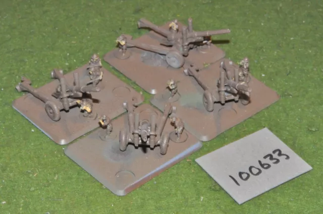 15mm WW2 / british - 4 guns & crews - (100633)