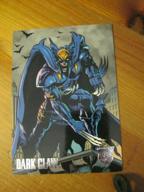 Promo Card - Amalgam Universe Dark Claw DC vs. Marvel 1996  ZN3