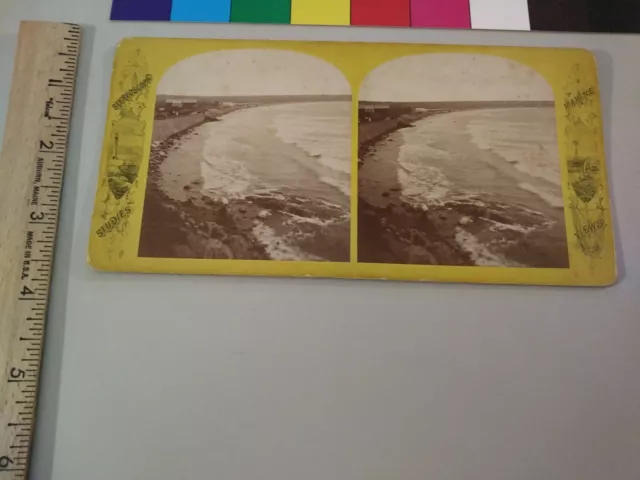 Newport Beach Rhode Island Stereoview Photo
