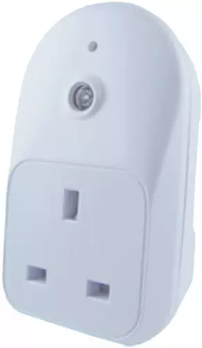 Temporizador de seguridad para el hogar enchufe de tiempo lámparas blancas dispositivo de ahorro de energía Uni-Com