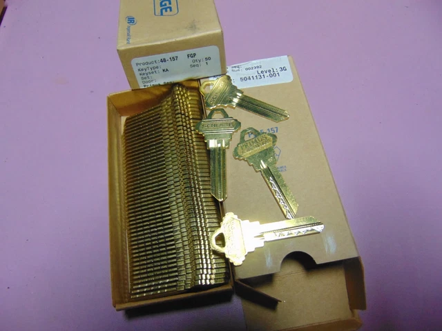 50 Keys Primus Schlage 48- 157 - Fgp Keys Uncut Locksmith 50 Keys Primus Schlage 48- 157 - Fgp Keys Uncut Locksmith