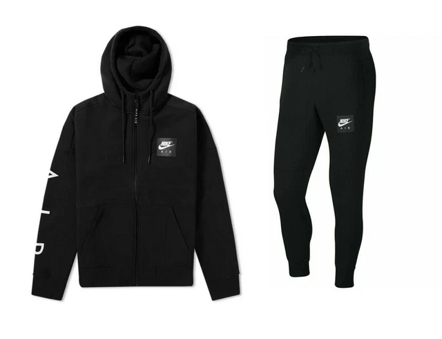 Nike Air Mens Fleece Tracksuit Full Set Hoodie Hoody Joggers Track