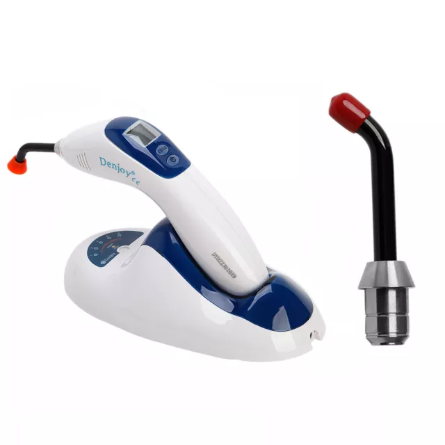 Denjoy Dental 7W Wireless Cordless LED Curing Light Lamp/Guide Tip Rod D6 CE