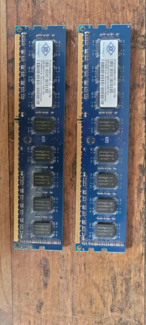 2GB PC3 10600U RAM DDR3 1333 Mhz DIMM PC 1Rx8 2Rx8 Hynix Nanya Samsung Kingston