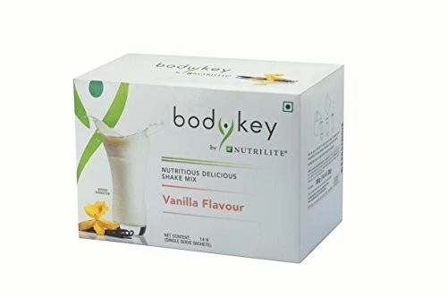 Mezcla de batidos nutritivos deliciosos nutritivos Amway Nutrilite Bodykey - 392 g (Vainilla) FS