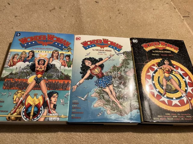 Wonder Woman By George Perez Omnibus Vols 1, 2, 3 DC Comics