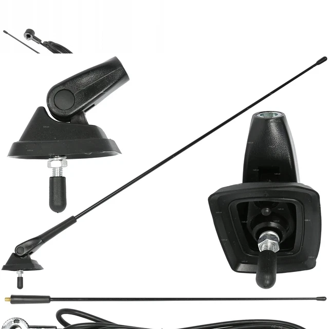 HNT-399 Antenne De Toit Universelle Réglable 0-45