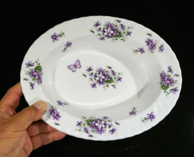 Beautiful Aynsley Wild Violets Oval Serving Bowl