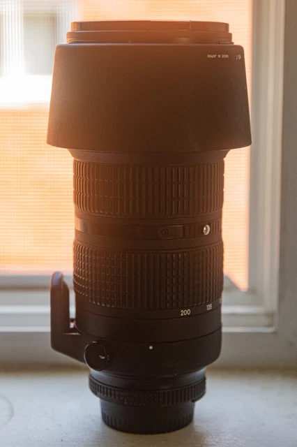 Nikon Nikkor AF 80-200mm f2.8 D ED Lens w/Tripod Mount and HB-7 Hood Nikon Nikkor AF 80-200mm f2.8 D ED Lens w/Tripod Mount and HB-7 Hood