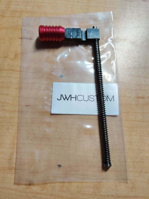 JWH Custom Ruger 10/22 Round Oversized Extended Charging Handle Red
