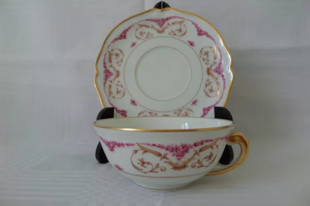  TASSE A THE ANCIENNE  PORCELAINE FINE  DE  LIMOGES FRANCE LAFARGE & Cie