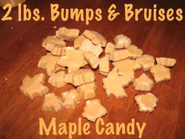 2 lbs. Bumps and Bruises Pure Vermont Maple Candy Paleo Natural